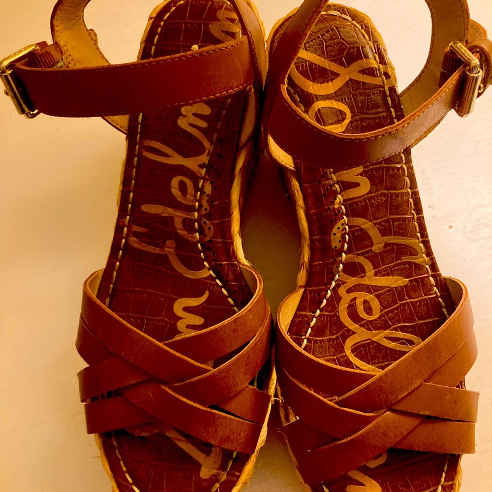 Sam Edelman wedges. Never worn. Great for summer!